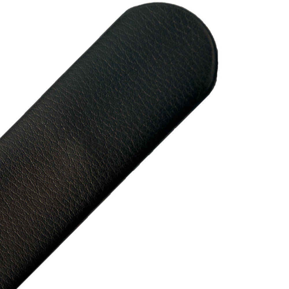 Splitlæder rem med afrundet ende