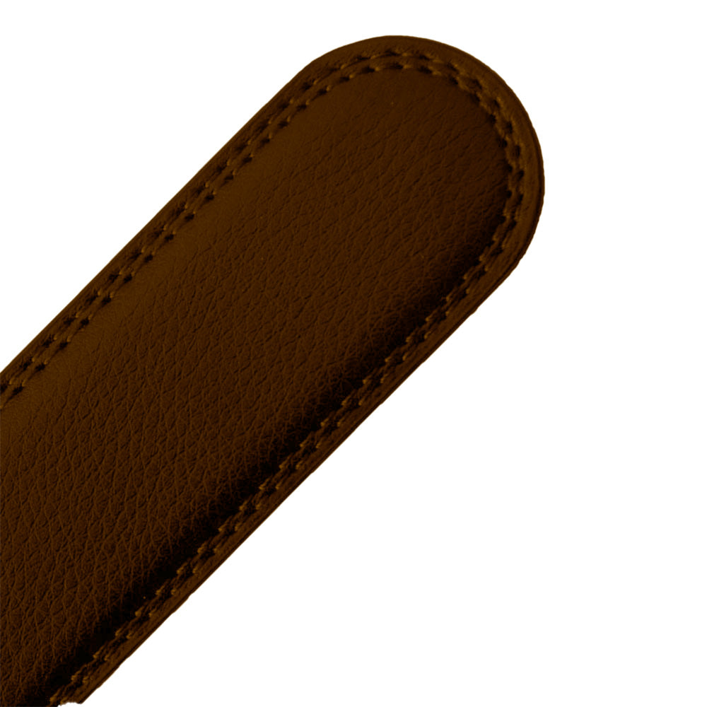 Splitlæder rem med afrundet ende