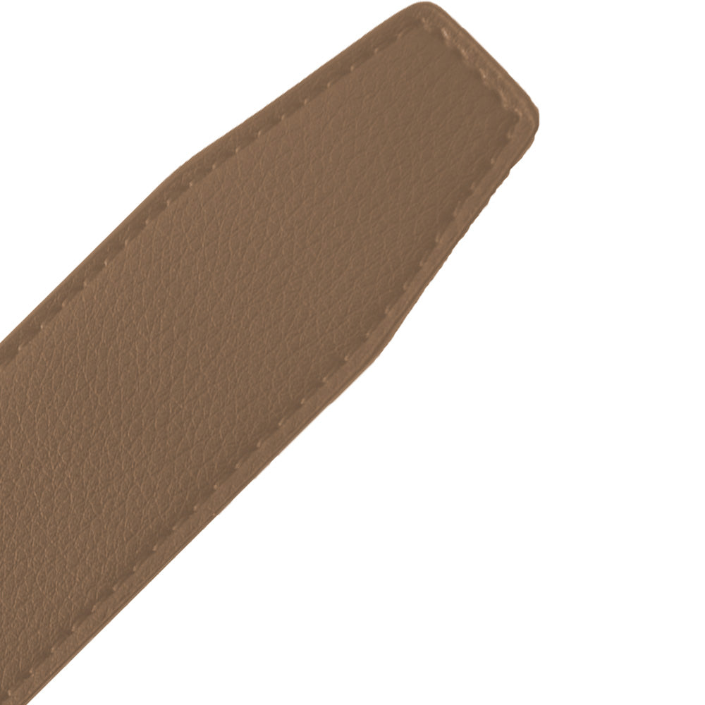 Vendbart splitlæder rem med spændehuller