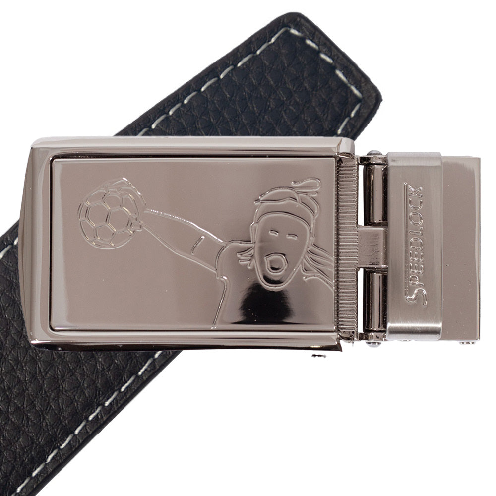 Komplet splitlæderbælte